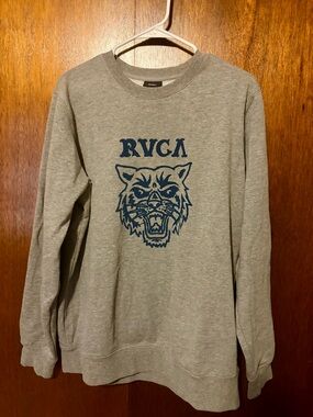 RVCA Gray Sweatshirt